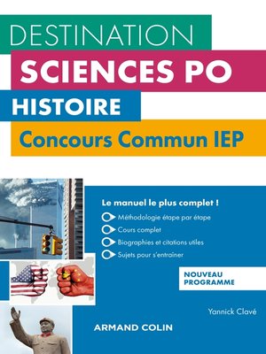 cover image of Histoire--Concours commun IEP--3e éd.